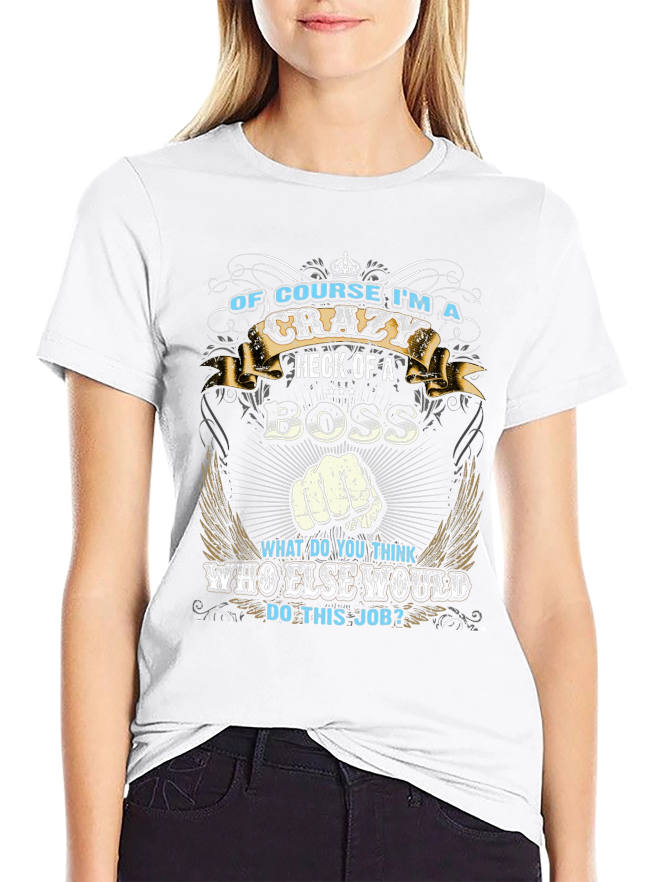 Crazy Boss T-Shirt - Funny Graphic Tee