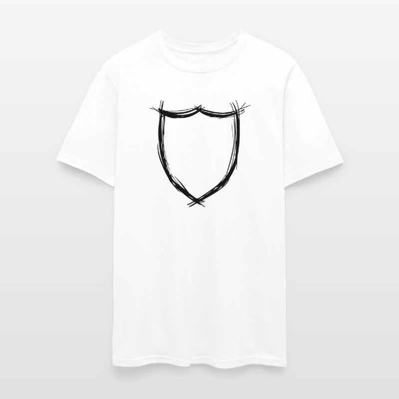 Shield, Coat of arms template, badge, hand drawn