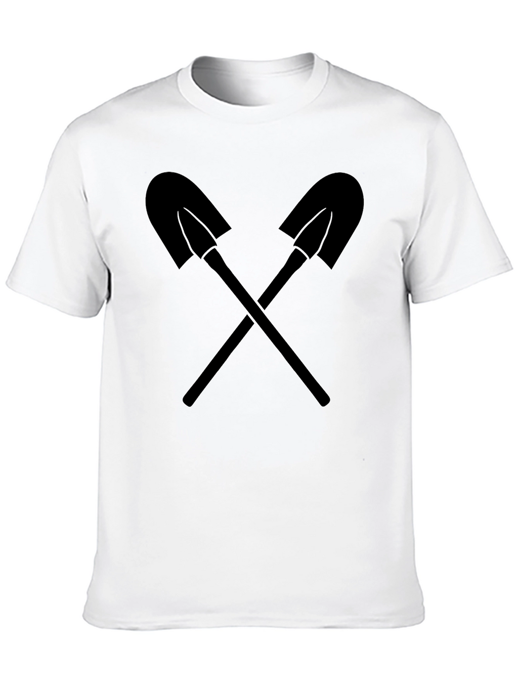 Crossed Shovels Graphic Tee - Black