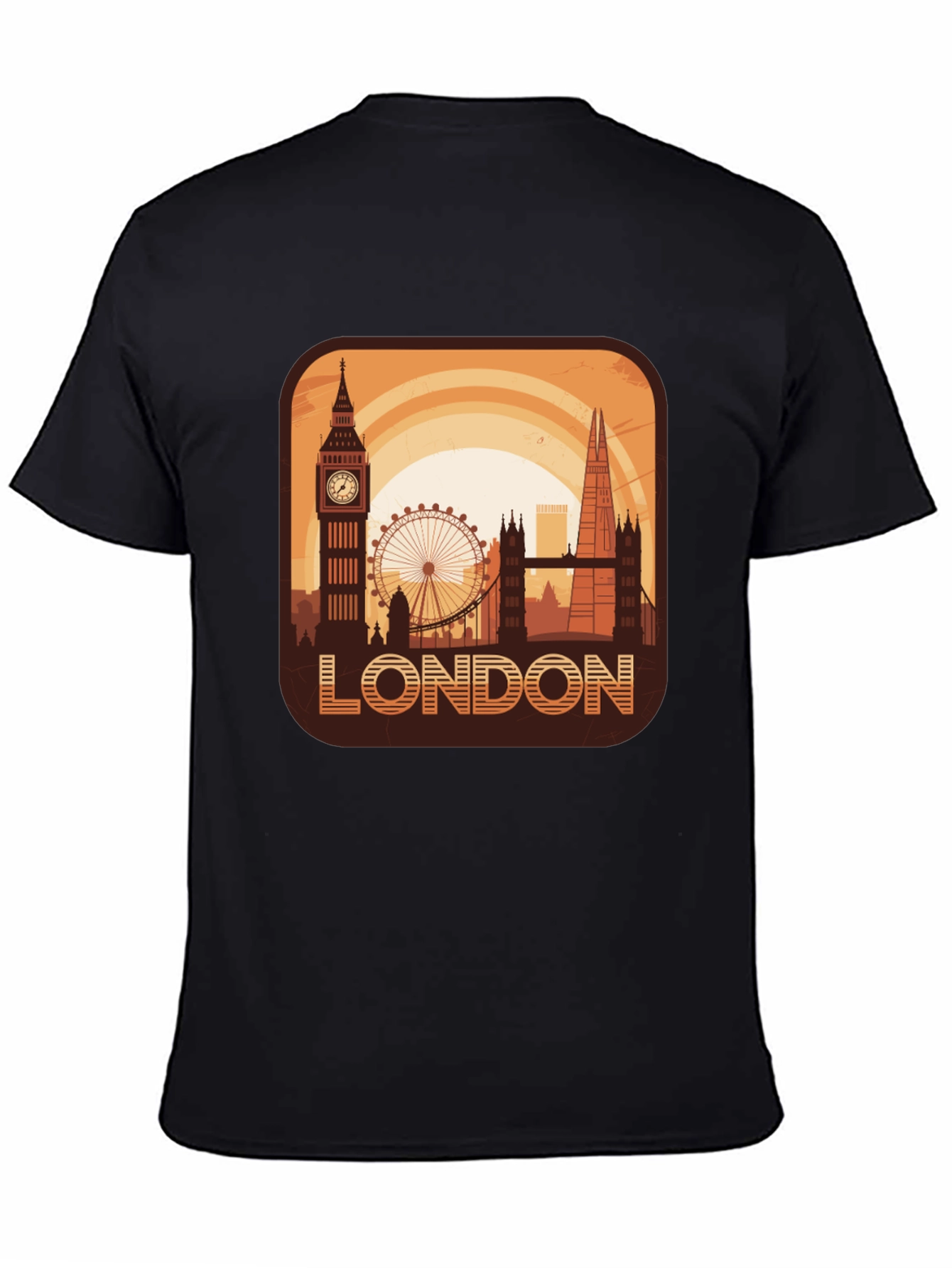 London Skyline Graphic Tee - Cityscape Design