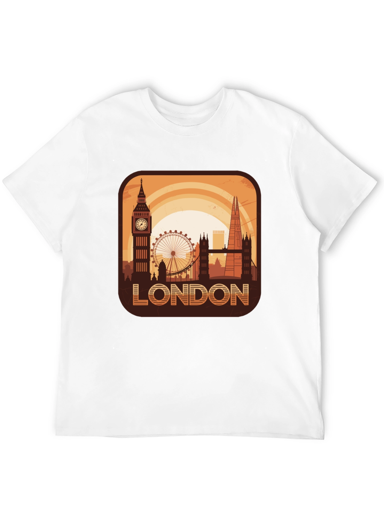 London Skyline Graphic Tee - Cityscape Design