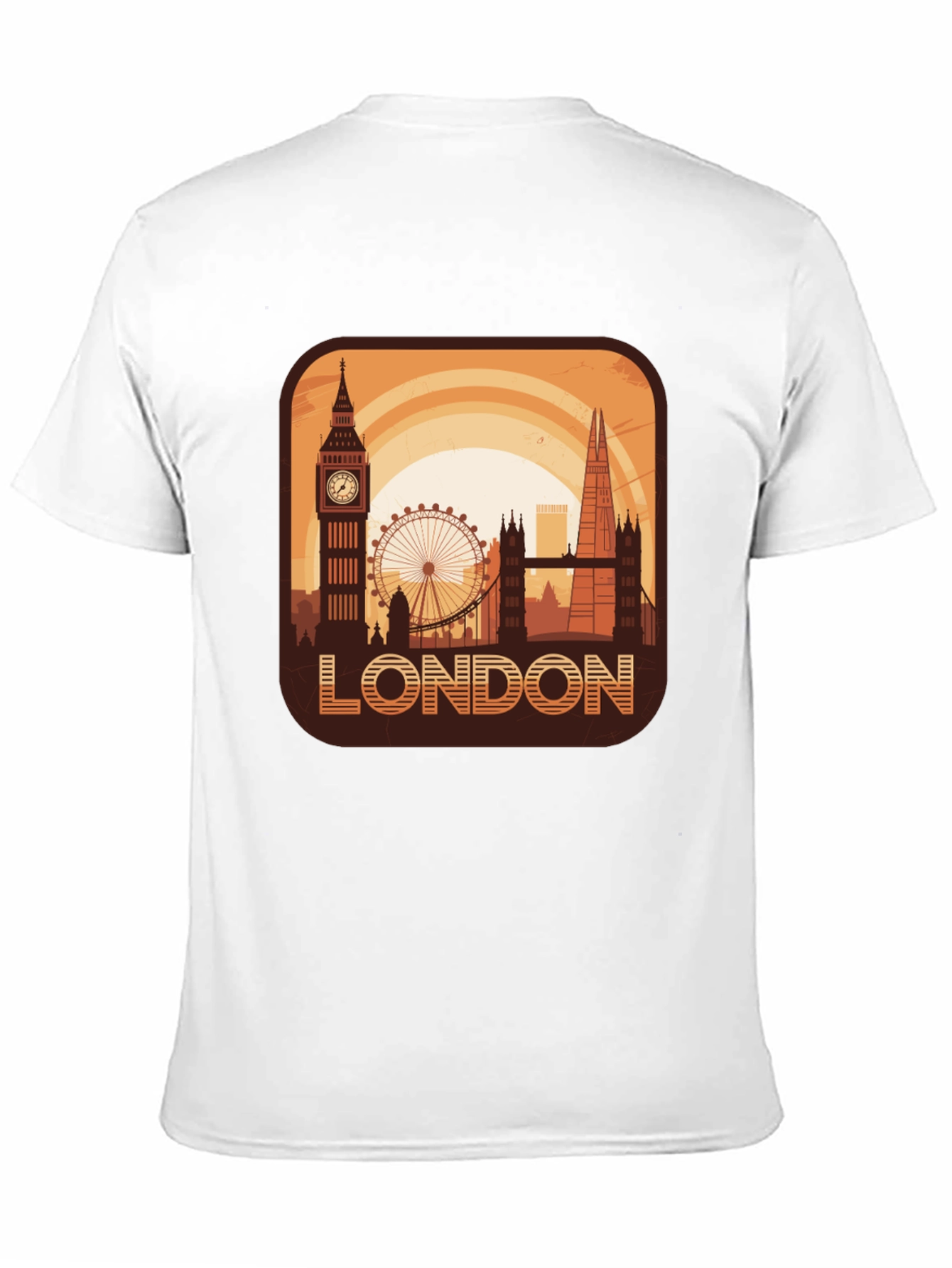 London Skyline Graphic Tee - Cityscape Design
