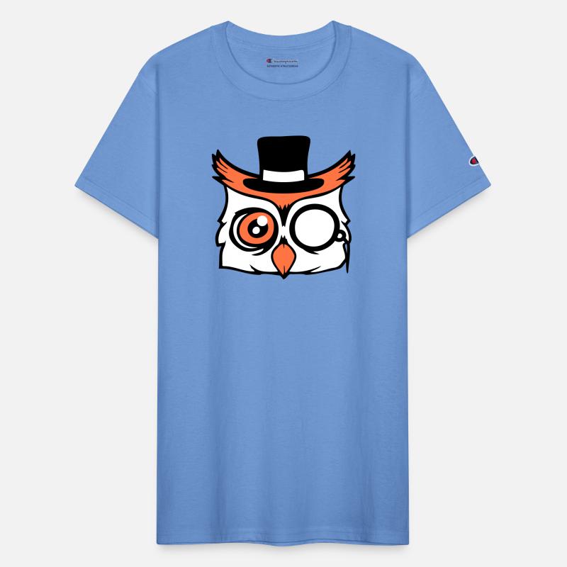 Sir owl top hat monocle glasses rich gentleman fun