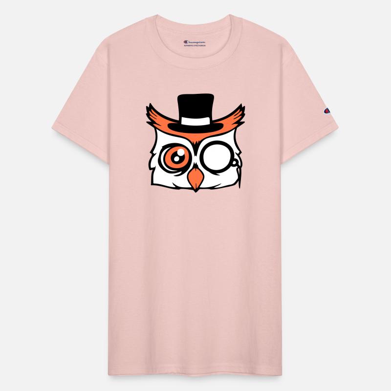 Sir owl top hat monocle glasses rich gentleman fun