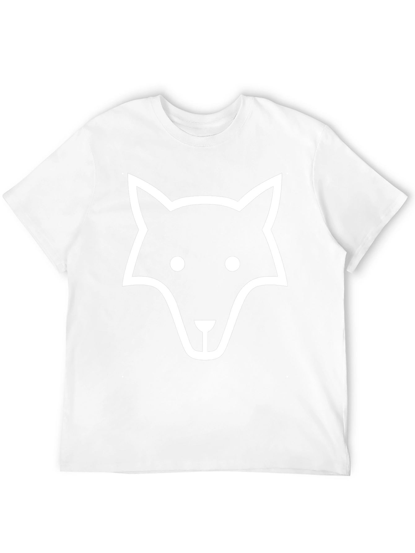 Fox Graphic Tee - Black Cotton T-Shirt