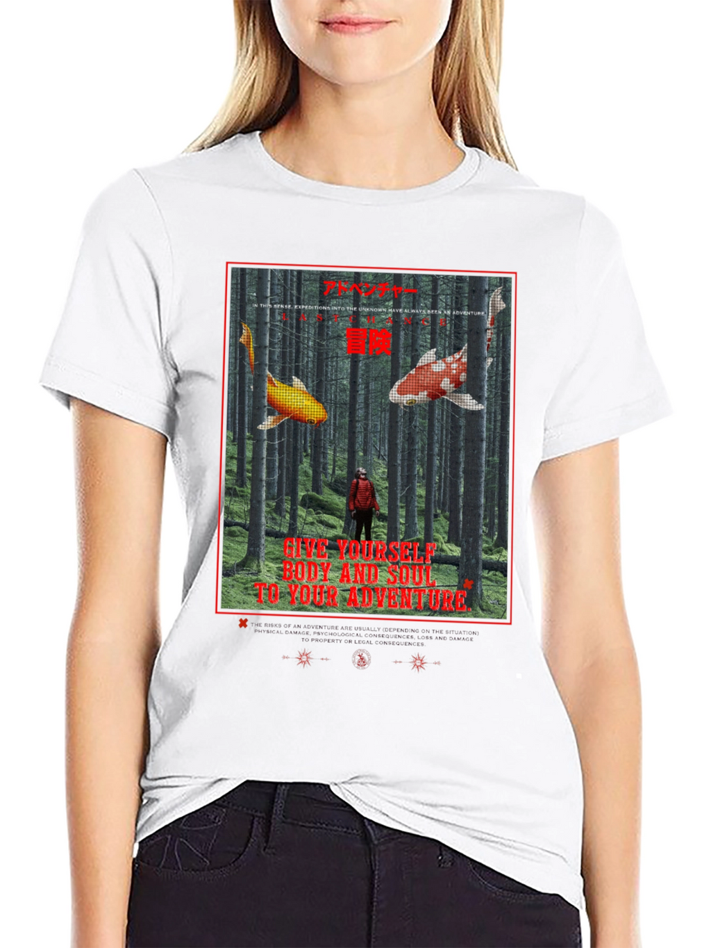 Adventure Koi Graphic T-Shirt