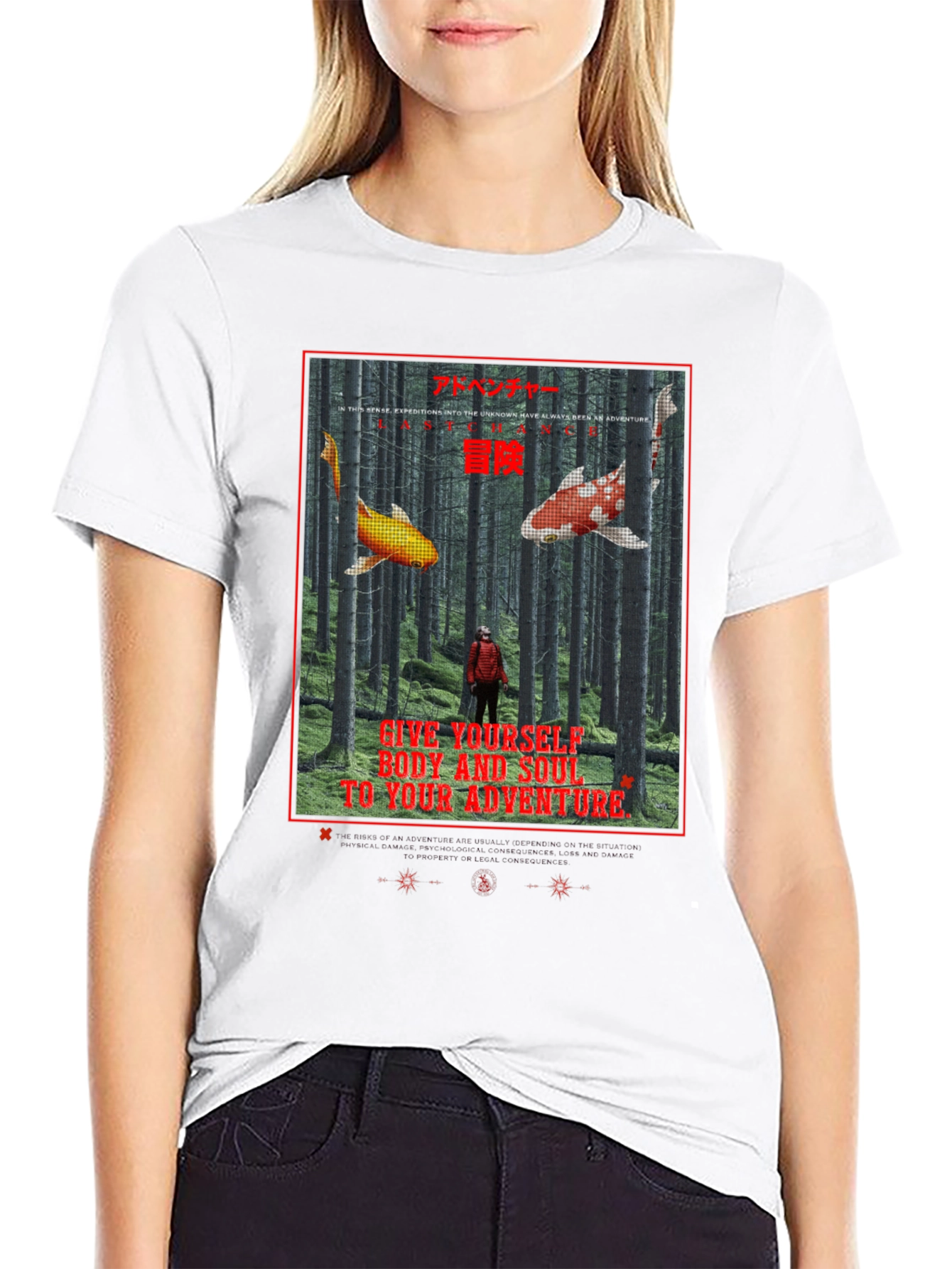 Adventure Koi Graphic T-Shirt