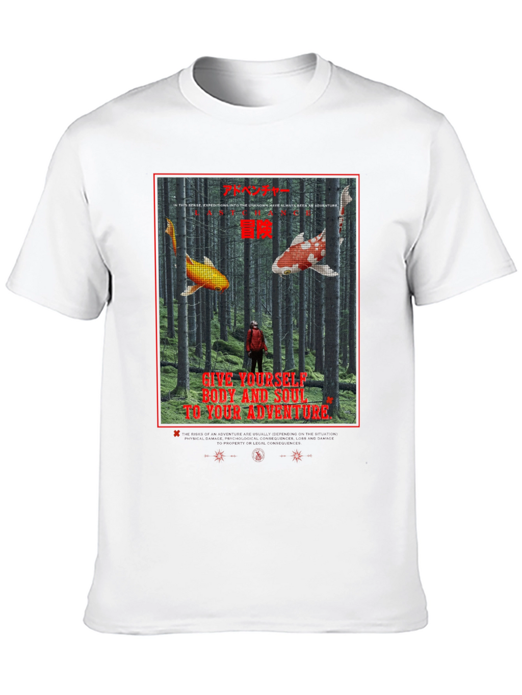 Adventure Koi Graphic T-Shirt