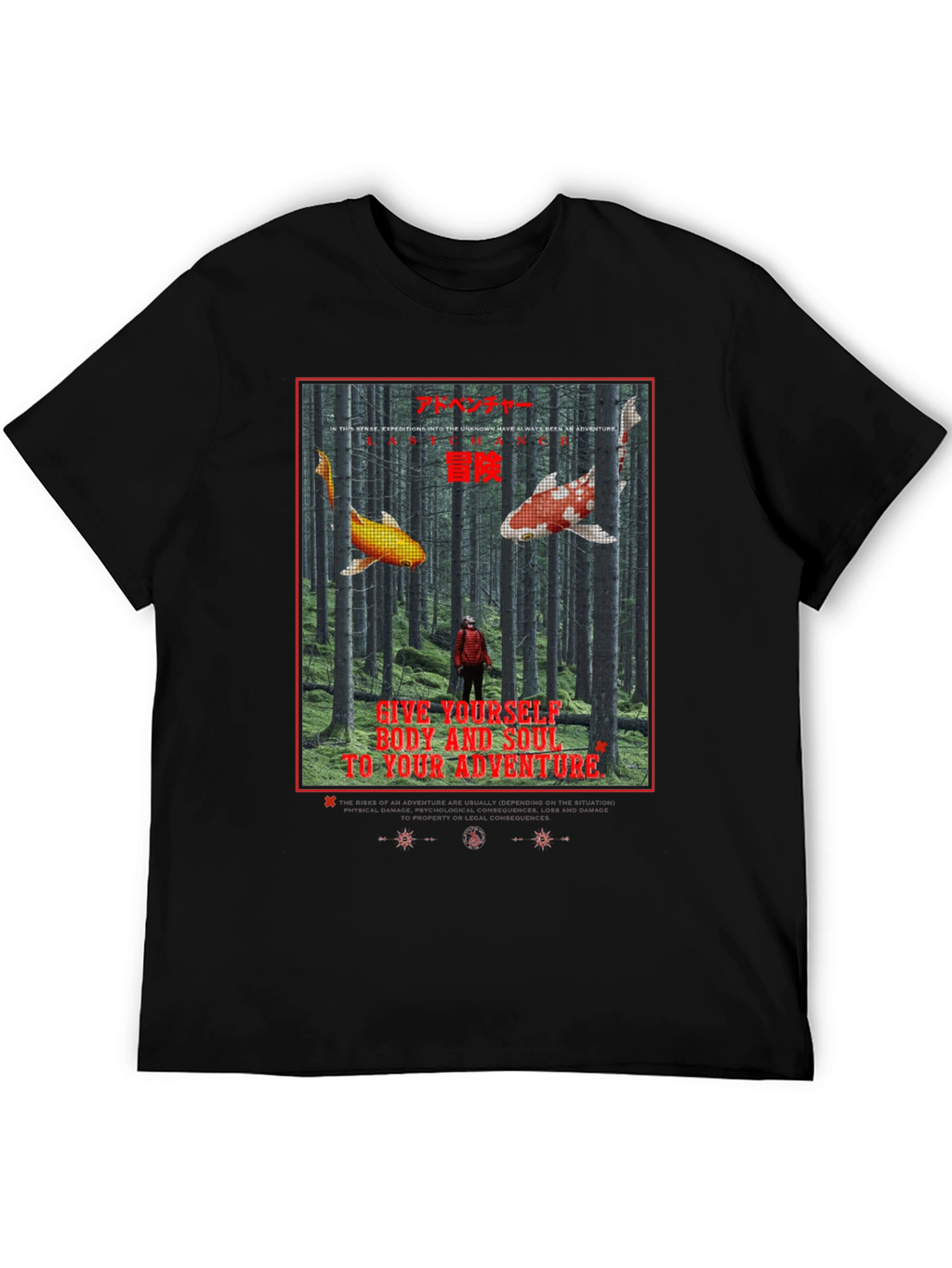Adventure Koi Graphic T-Shirt
