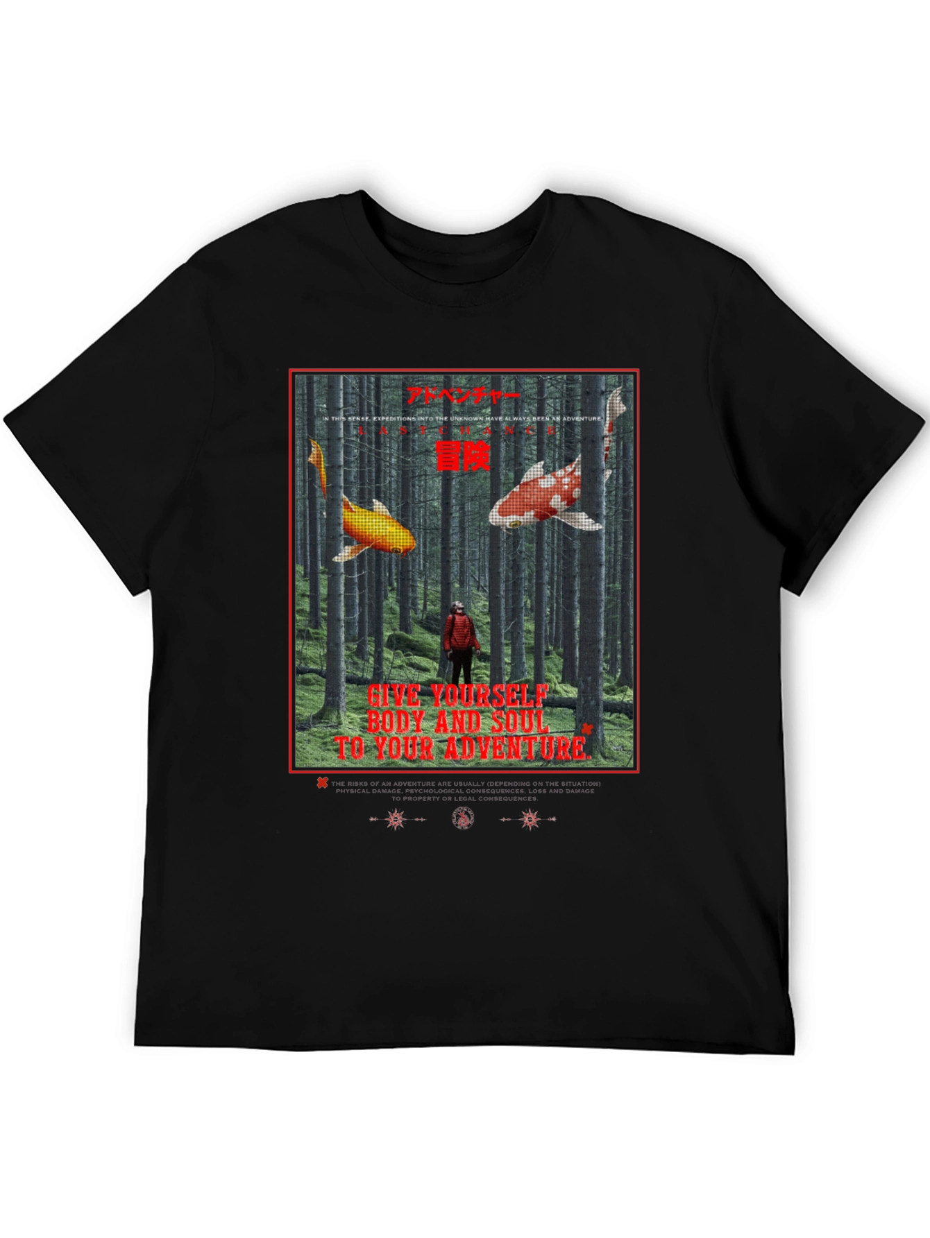 Adventure Koi Graphic T-Shirt