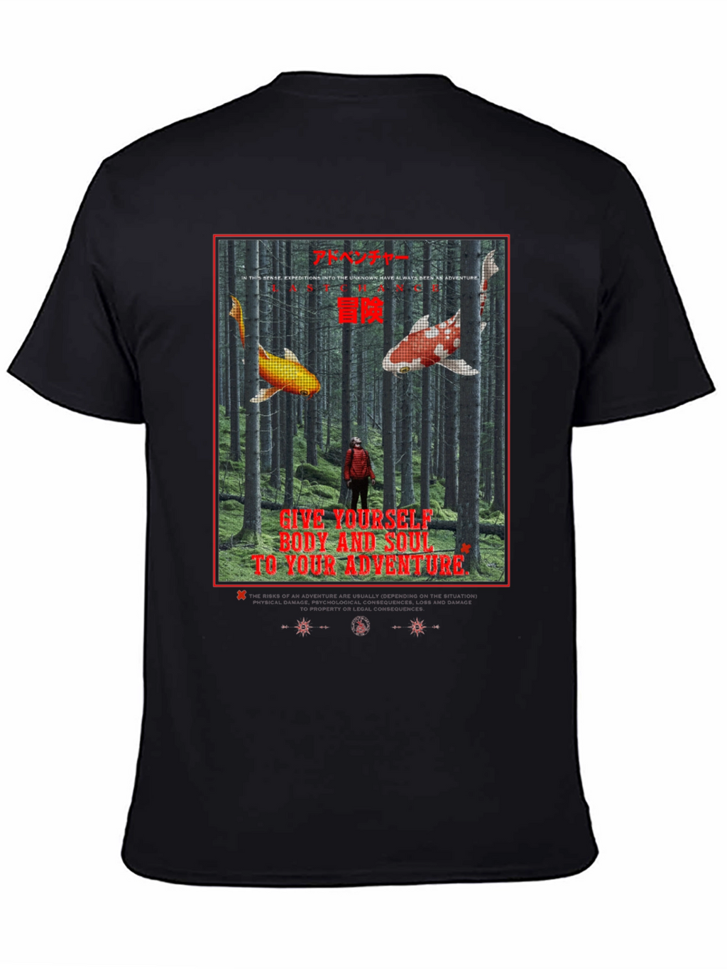 Adventure Koi Graphic T-Shirt