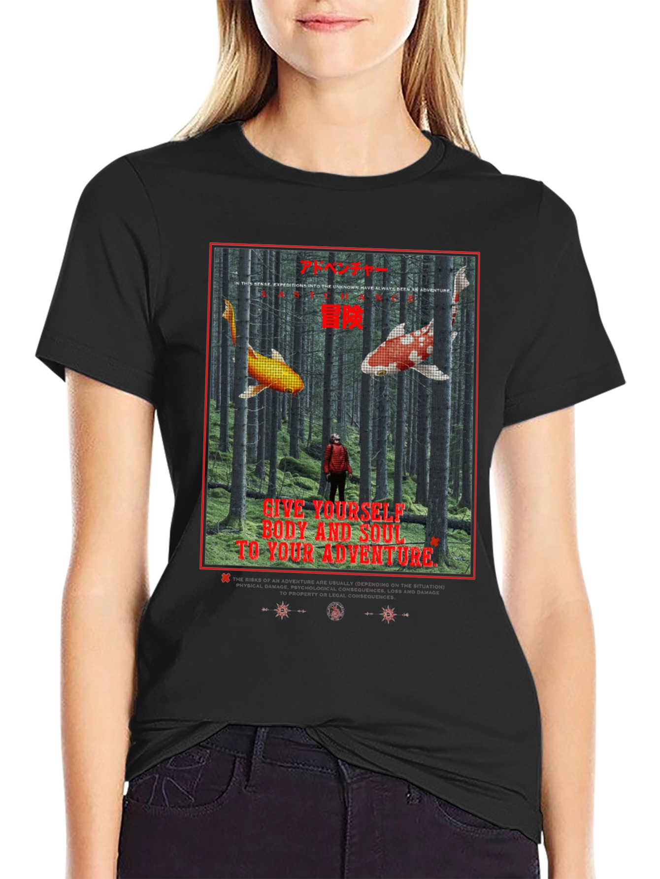 Adventure Koi Graphic T-Shirt