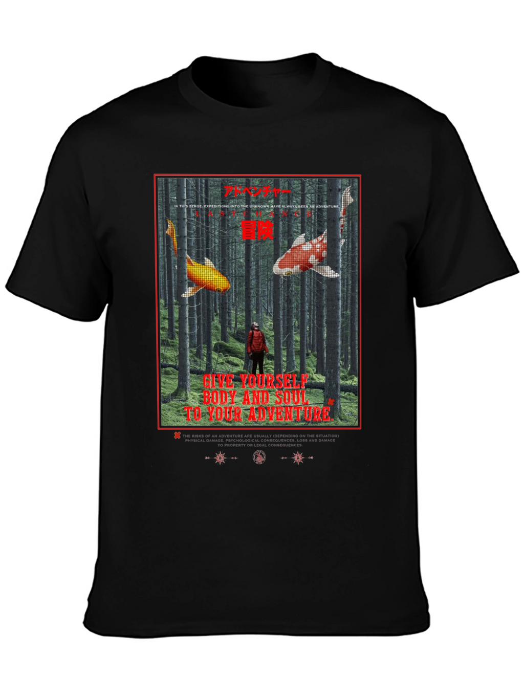 Adventure Koi Graphic T-Shirt