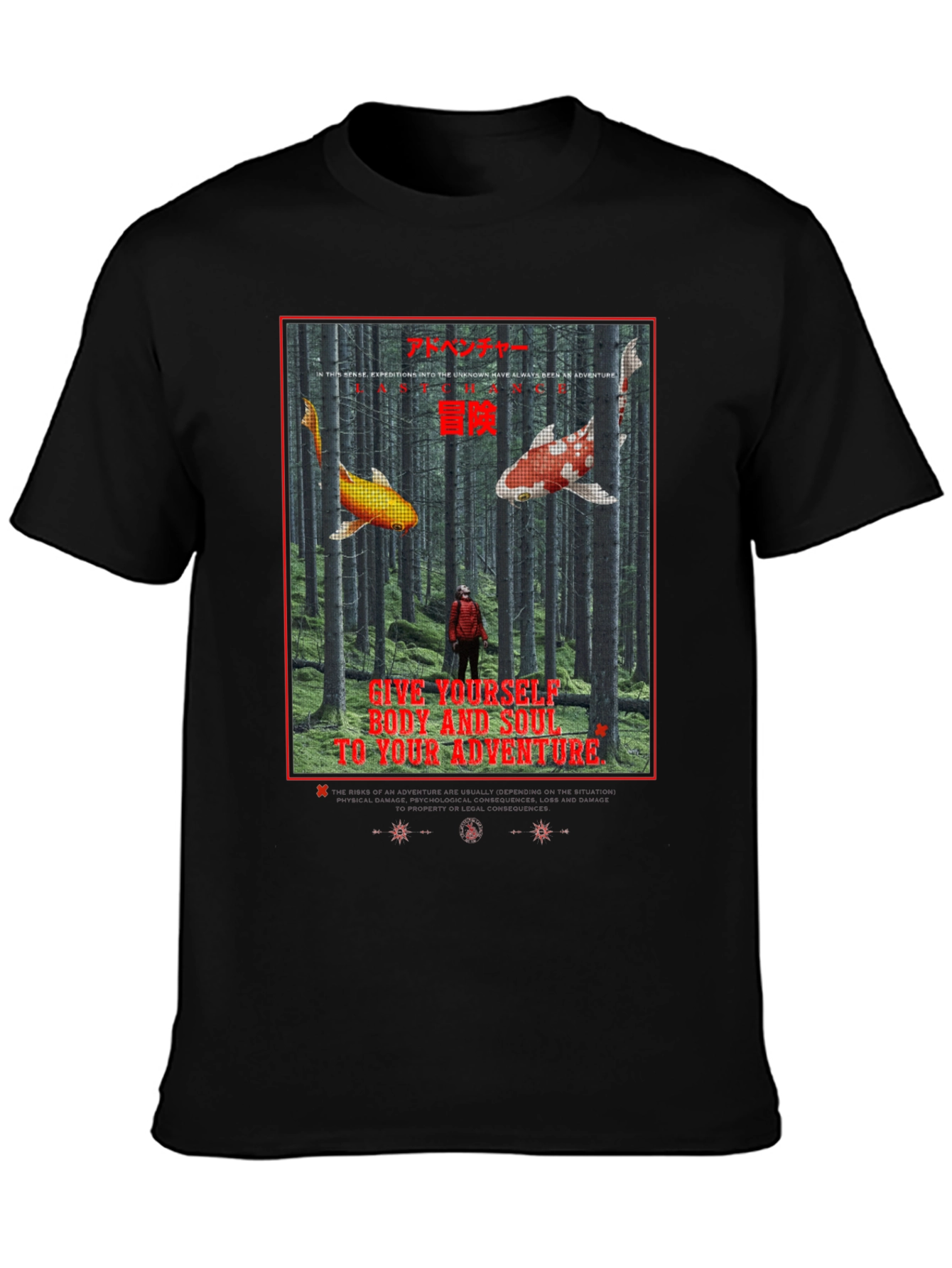 Adventure Koi Graphic T-Shirt