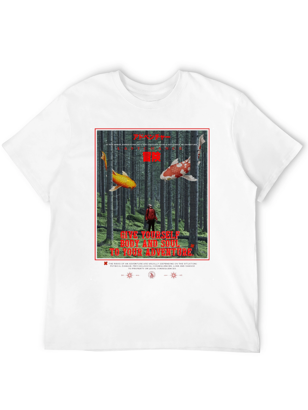 Adventure Koi Graphic T-Shirt