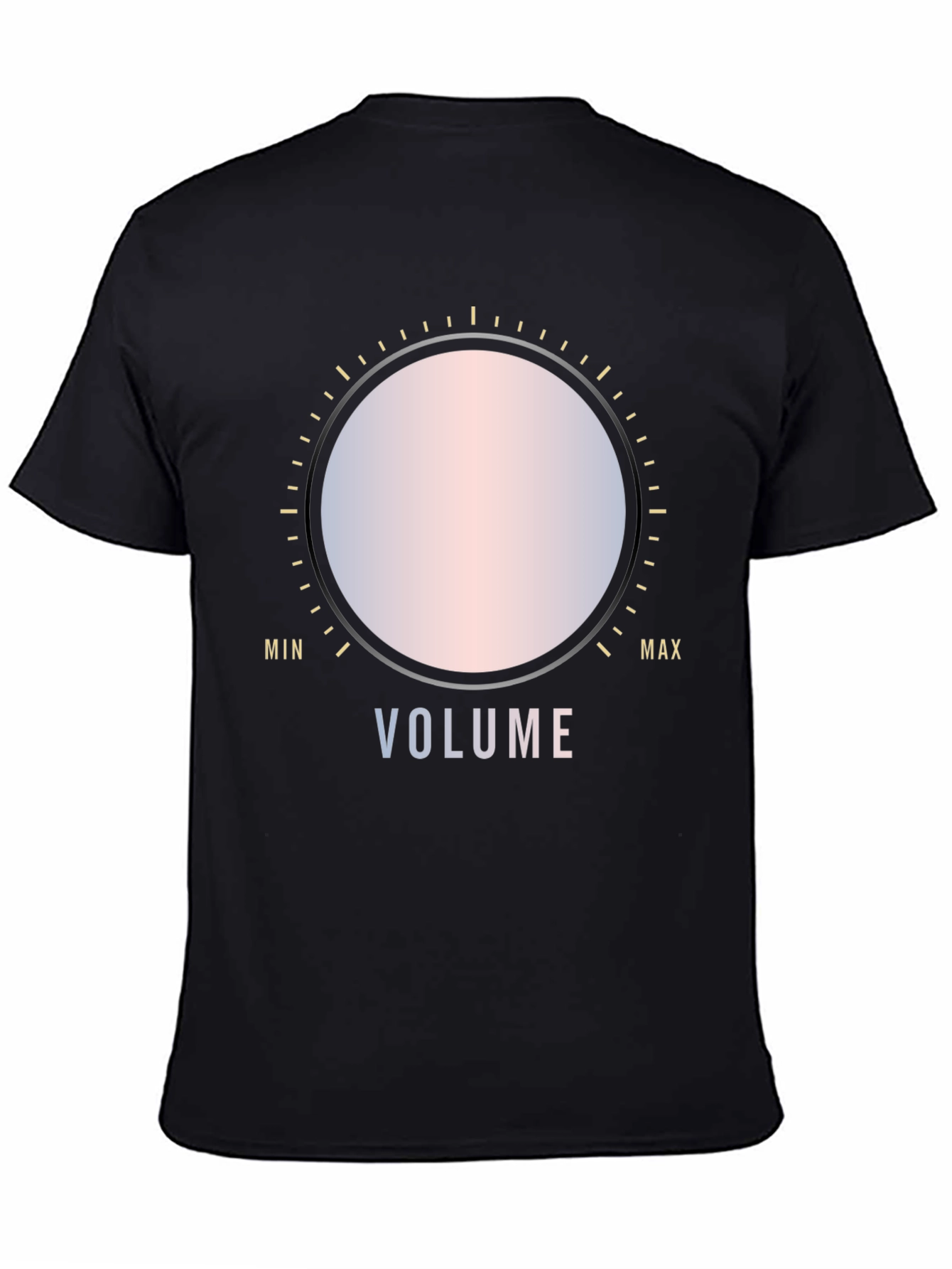 Volume Control Graphic Tee - Stylish Comfort