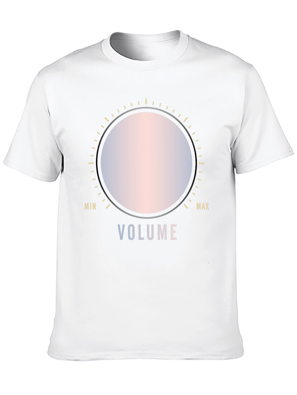 Volume Control Graphic Tee - Stylish Comfort