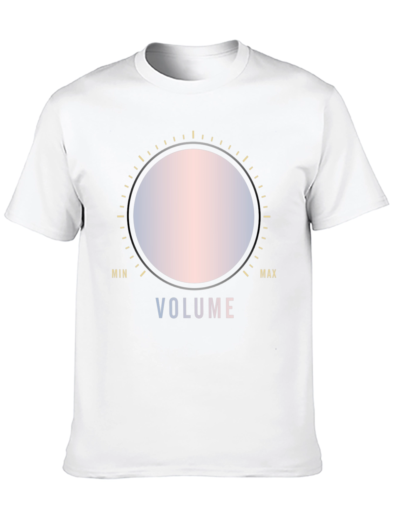 Volume Control Graphic Tee - Stylish Comfort