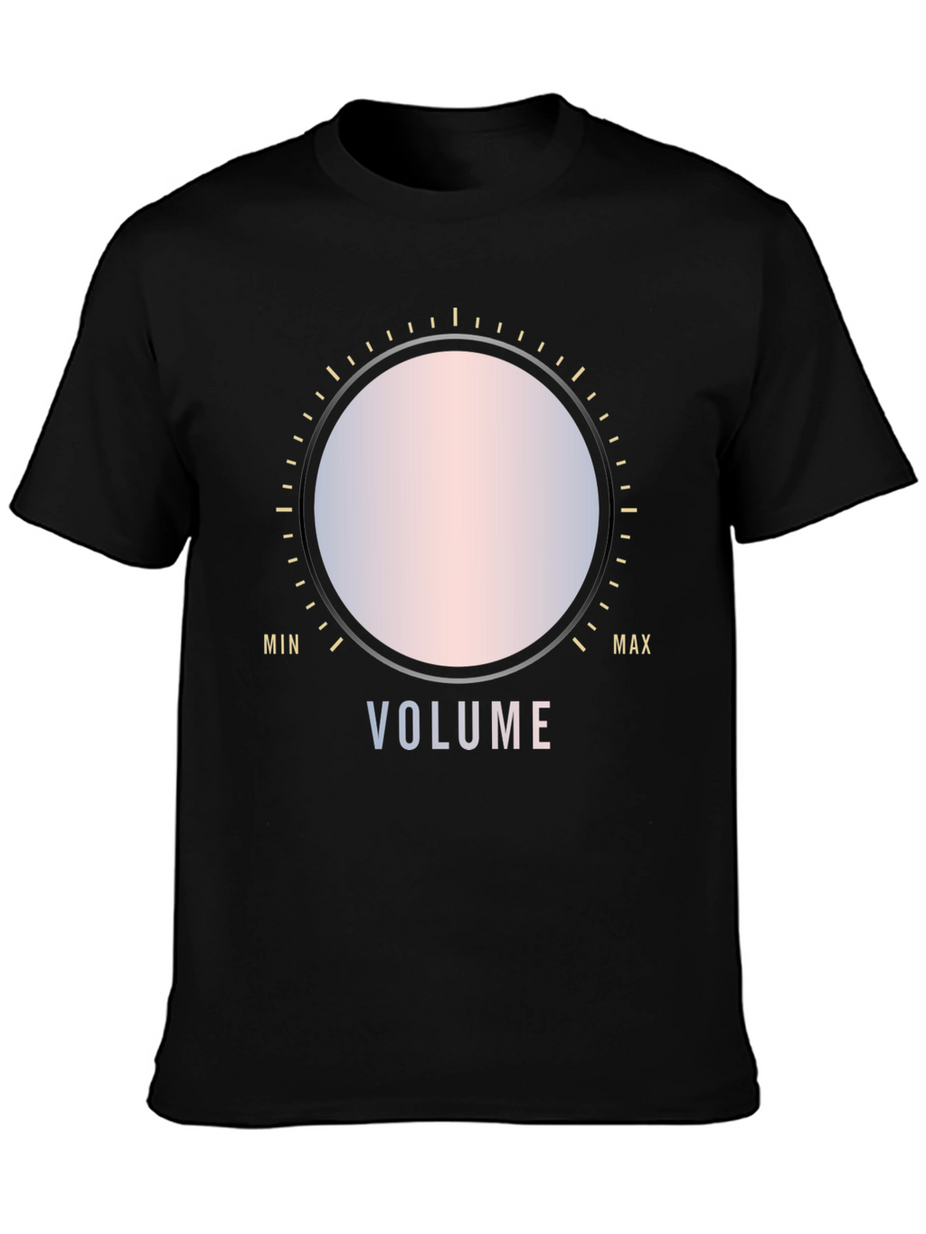 Volume Control Graphic Tee - Stylish Comfort