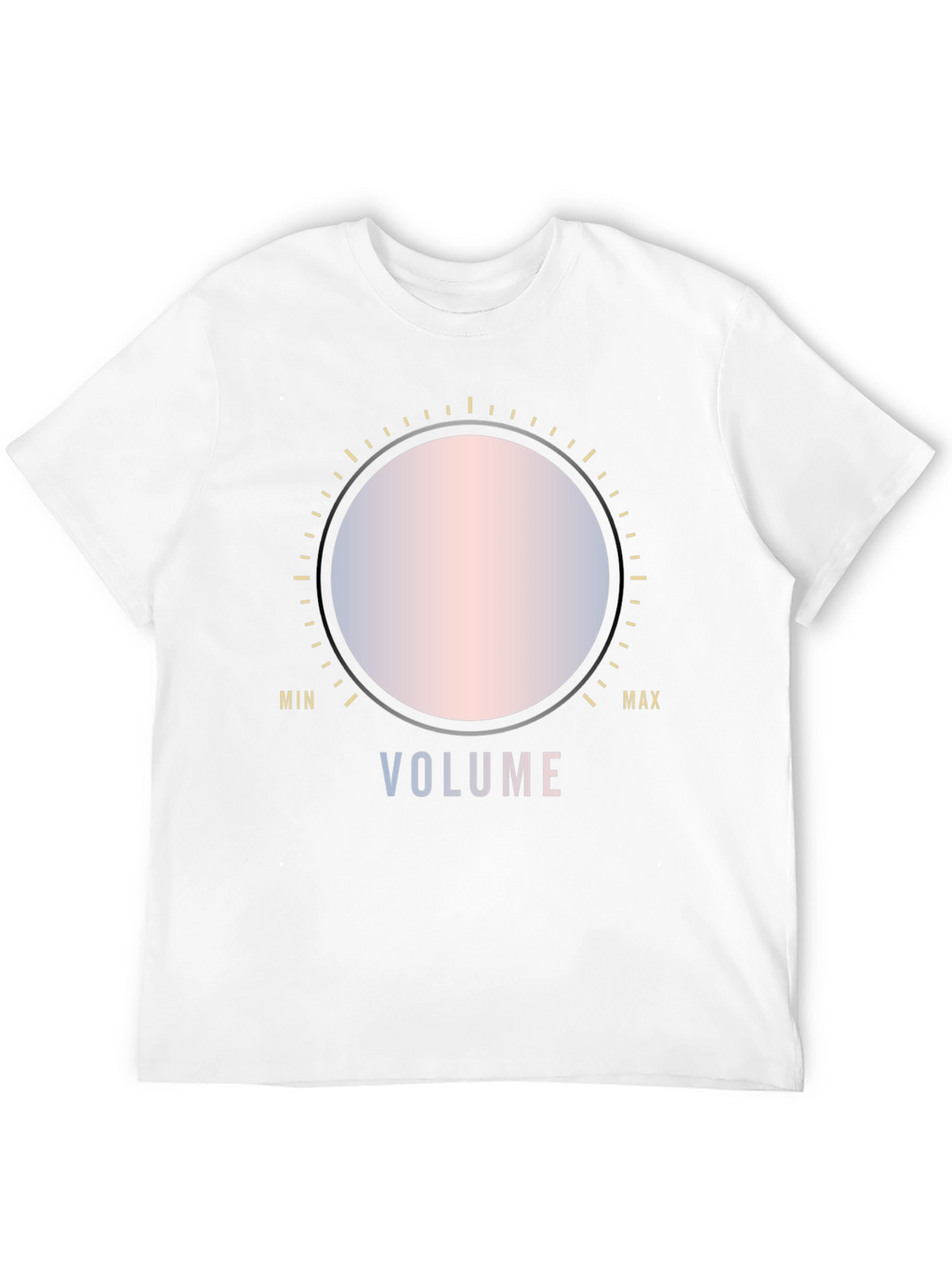 Volume Control Graphic Tee - Stylish Comfort