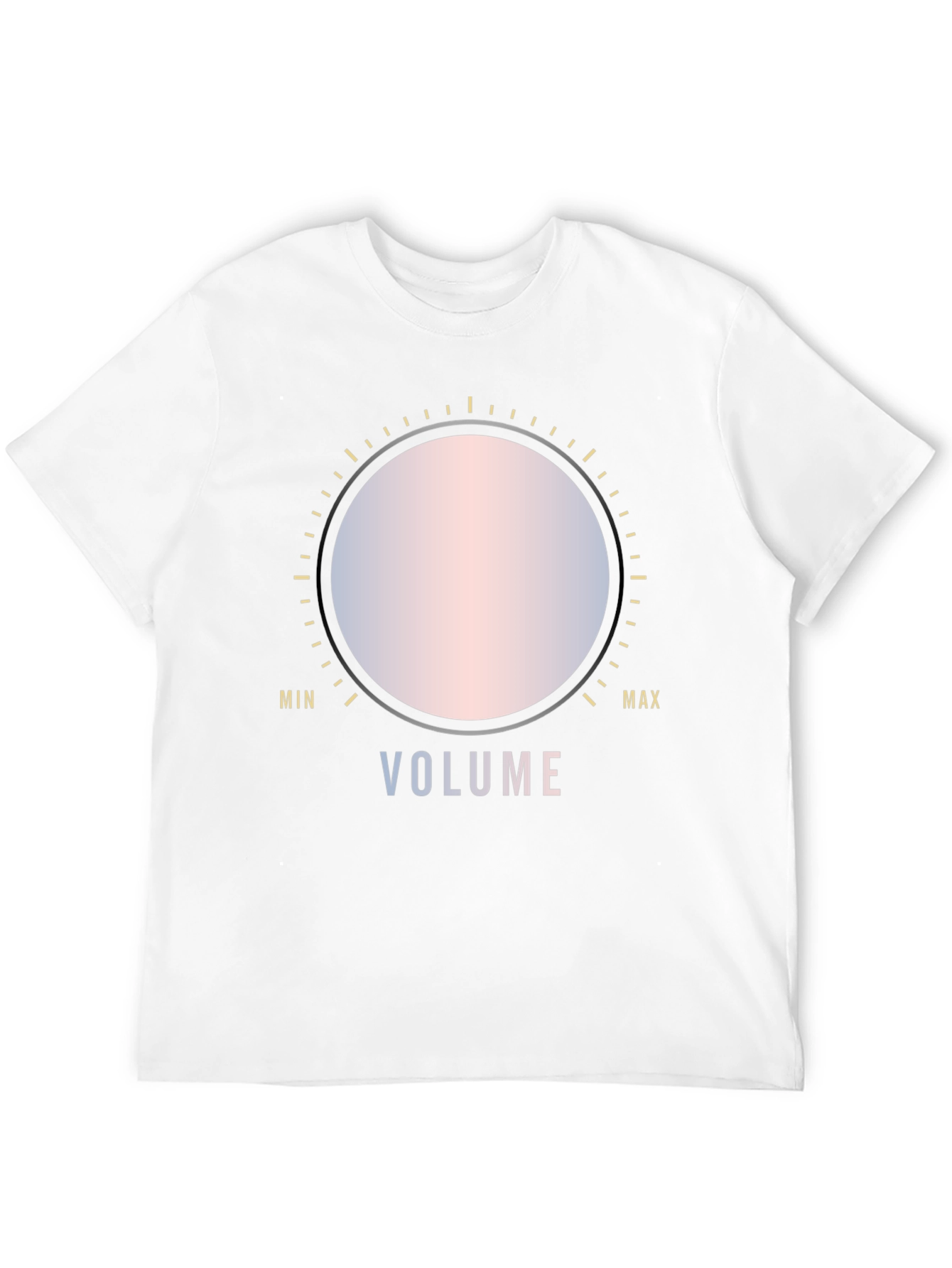 Volume Control Graphic Tee - Stylish Comfort