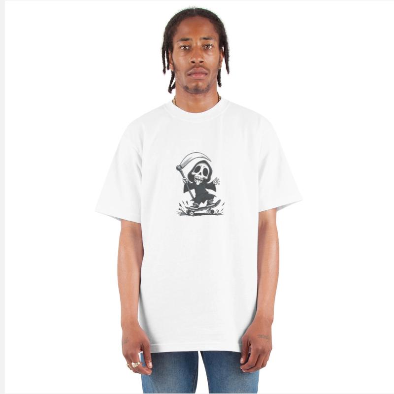 Skate or Die - Skeleton on the Skateboard