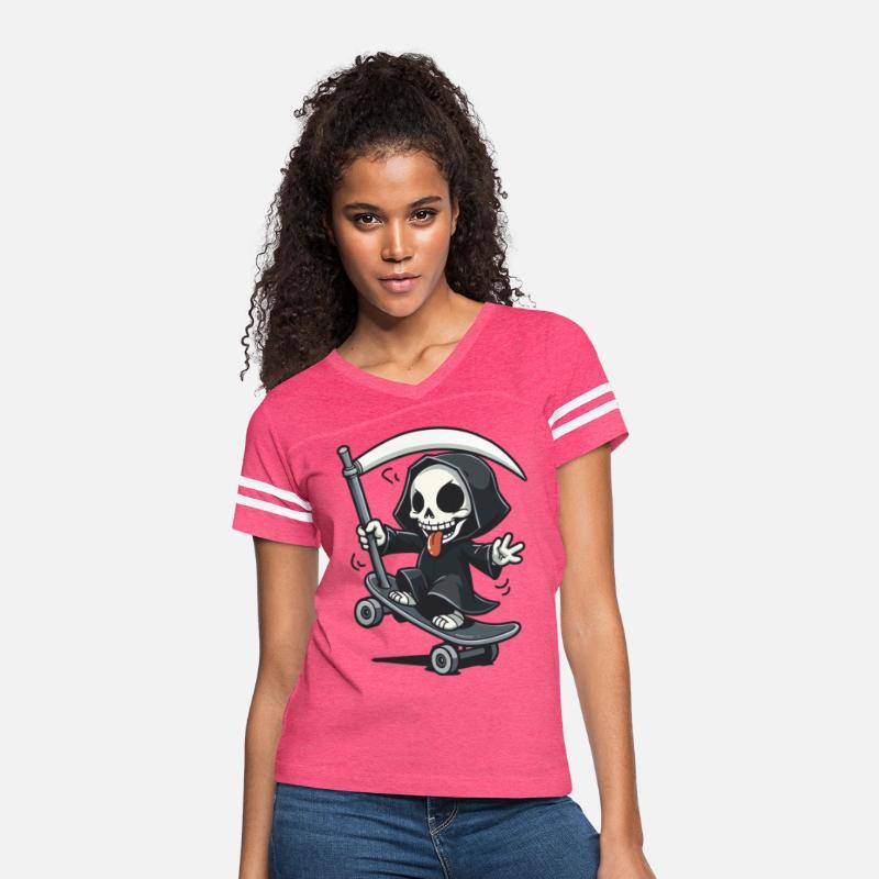 Skate or Die - Skeleton on the Skateboard