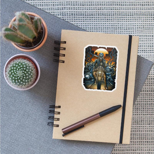 Skeleton gangster rider