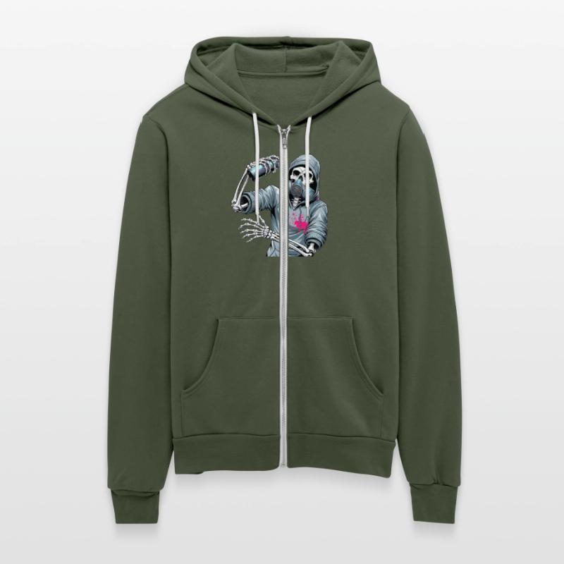 Skeleton Paint Grafiiti Cool Trend T-shirt