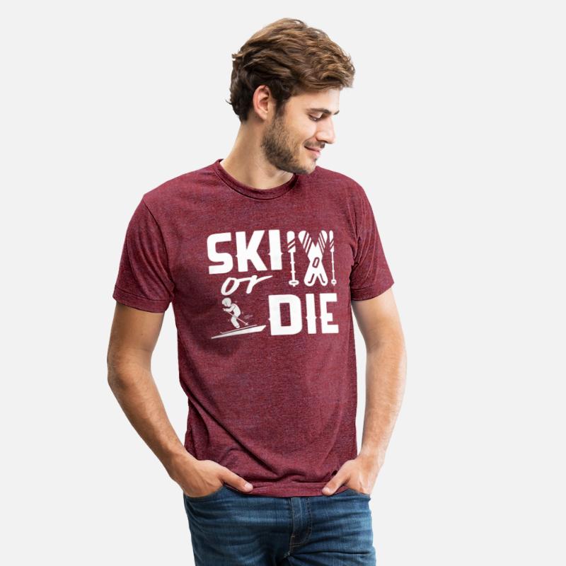 Skiing Shirt Ski Or Die Winter Sport