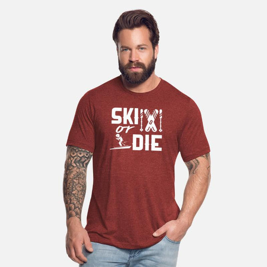 Skiing Shirt Ski Or Die Winter Sport