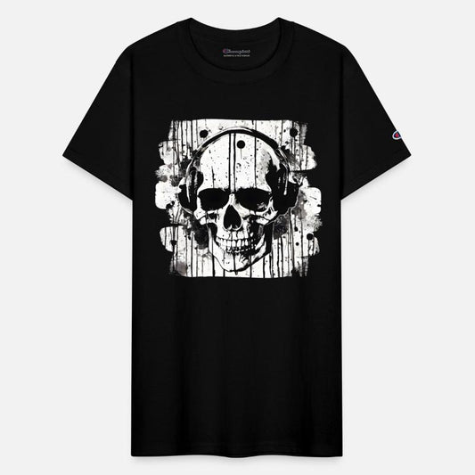 Skull Tattoo Heavy Metal Biker Style