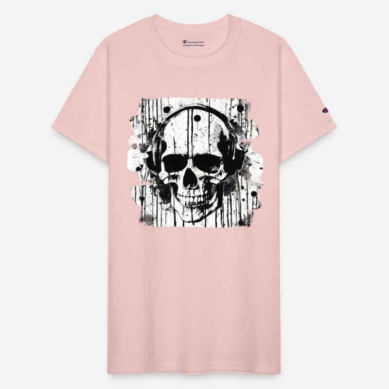 Skull Tattoo Heavy Metal Biker Style