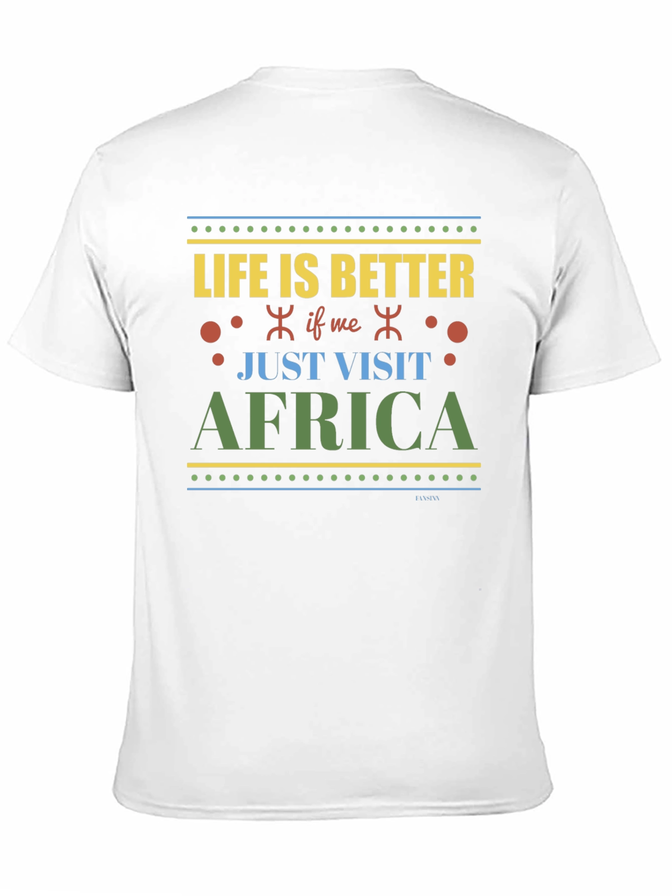 Life is Better in Africa Black T-Shirt
