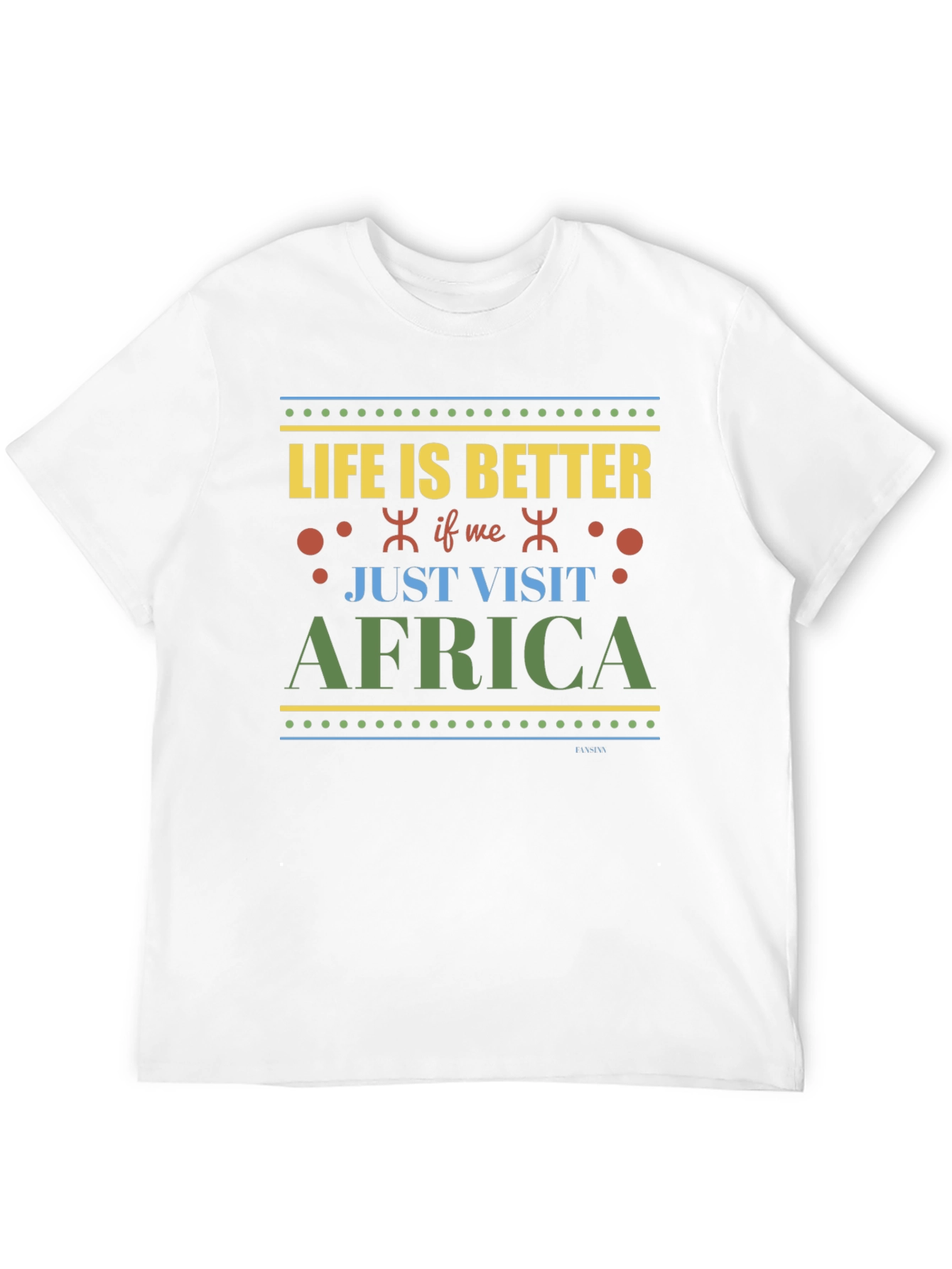 Life is Better in Africa Black T-Shirt