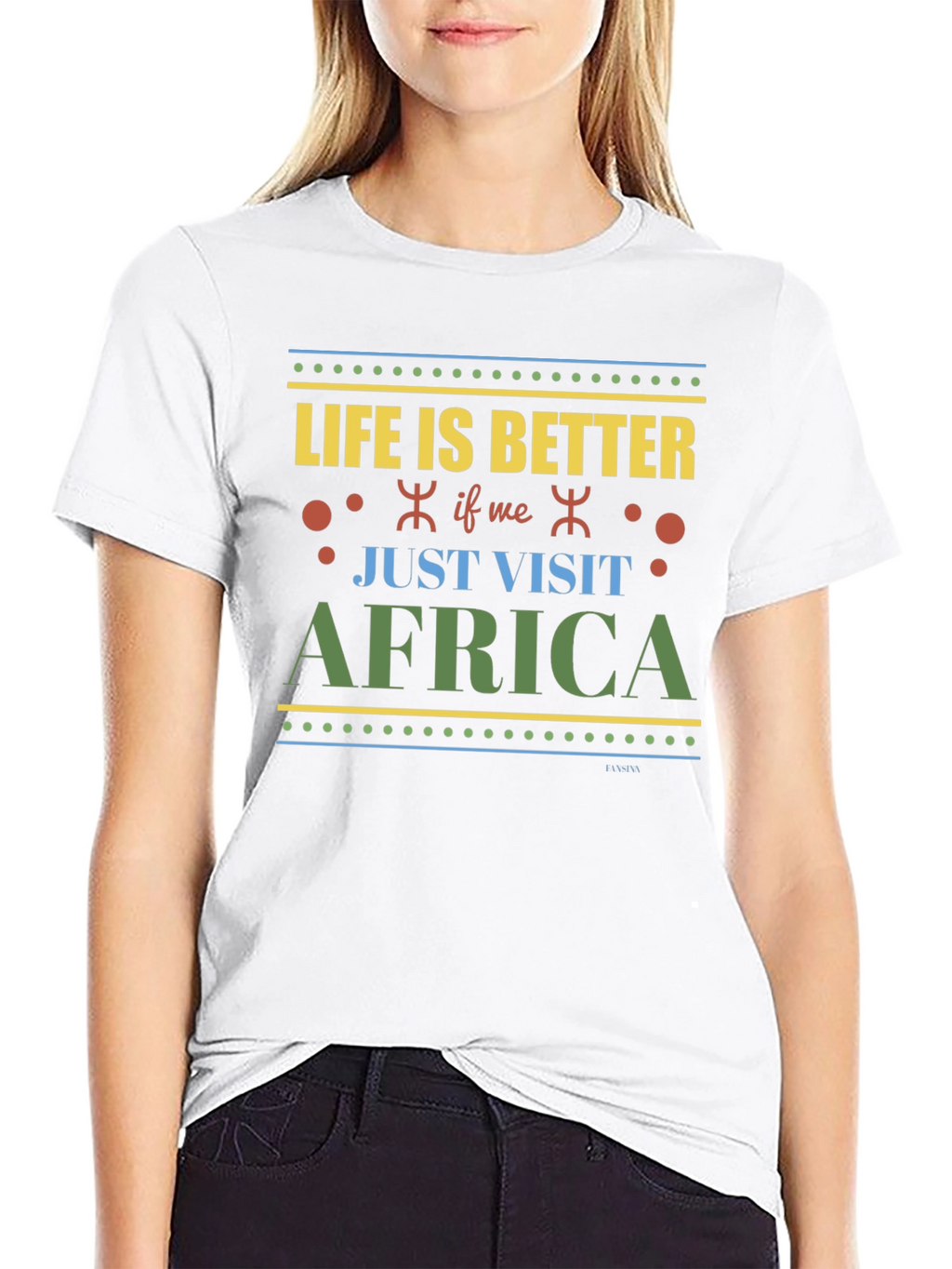 Life is Better in Africa Black T-Shirt