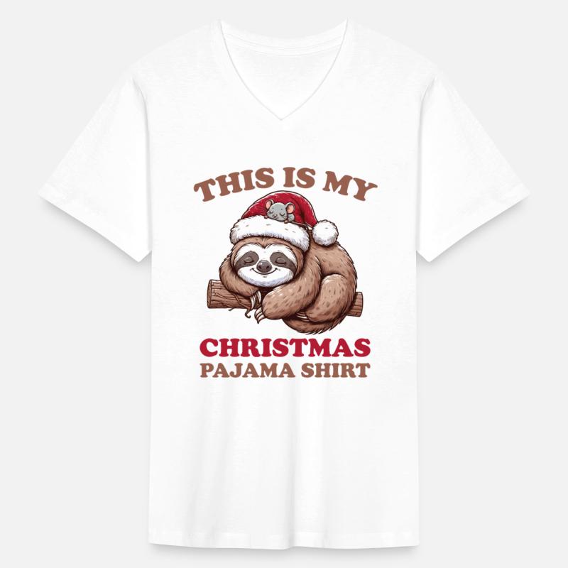 Sloth Mouse Christmas Pajamas Sloths