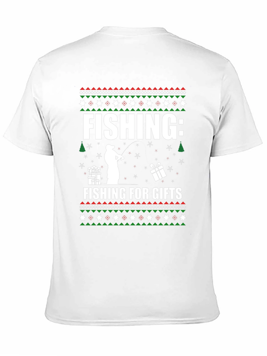 Fishing For Gifts Christmas T-Shirt