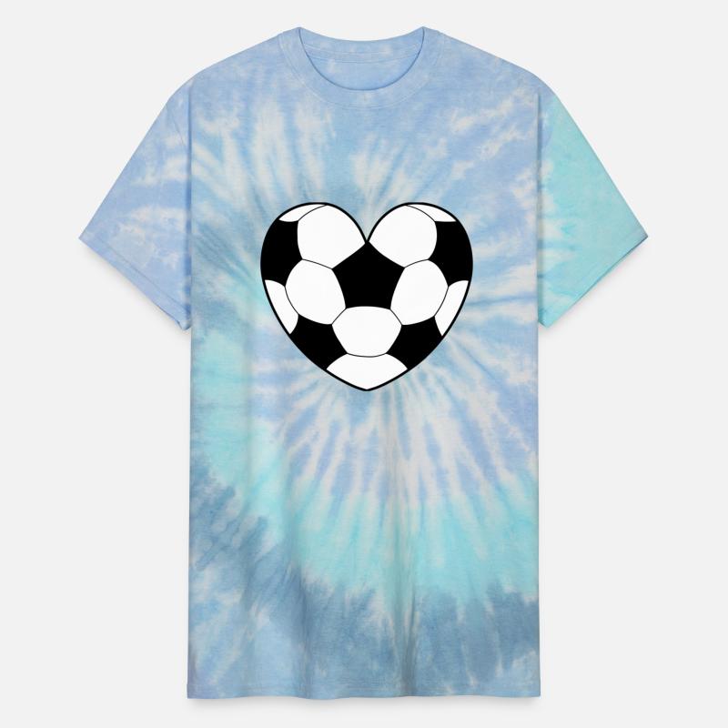 Soccer Ball Pattern Love Heart