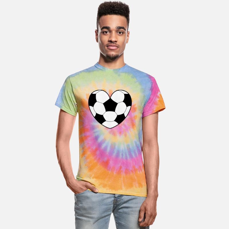 Soccer Ball Pattern Love Heart