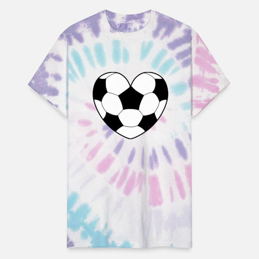 Soccer Ball Pattern Love Heart