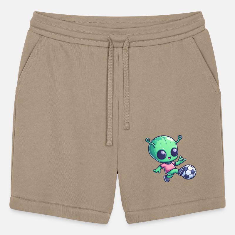 Soccer Playing Alien: Green Galaxy Meets Pitch