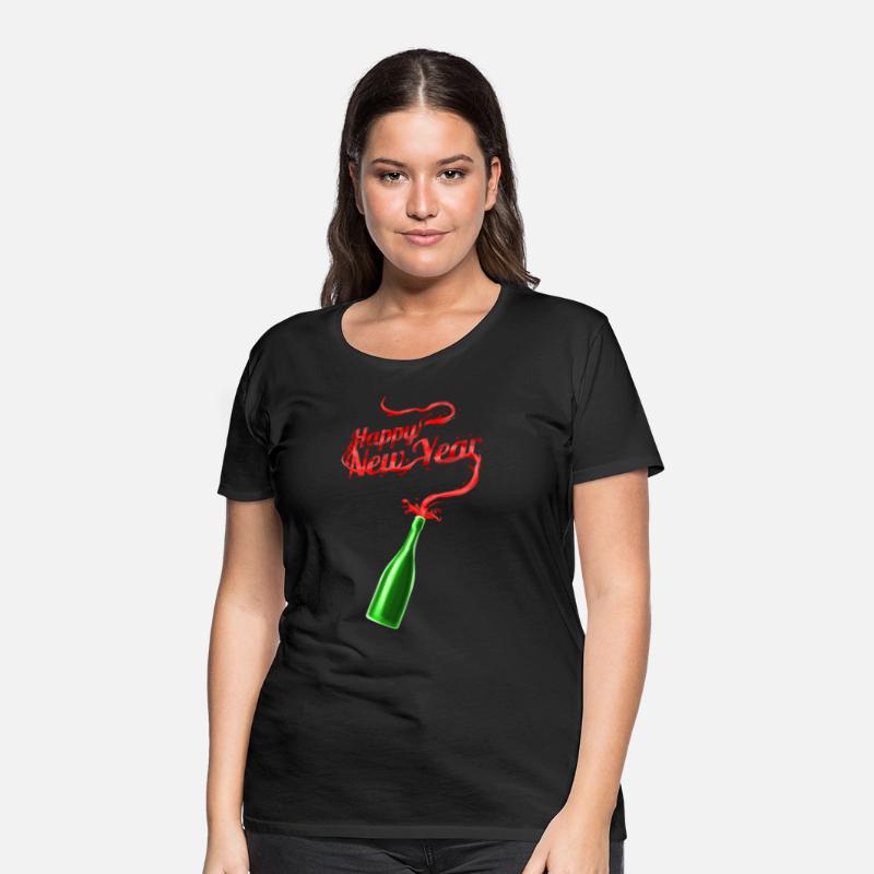 Spilling Wine Saying Happy New Year