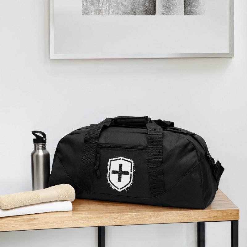 Sponge stencil Cross inside shild