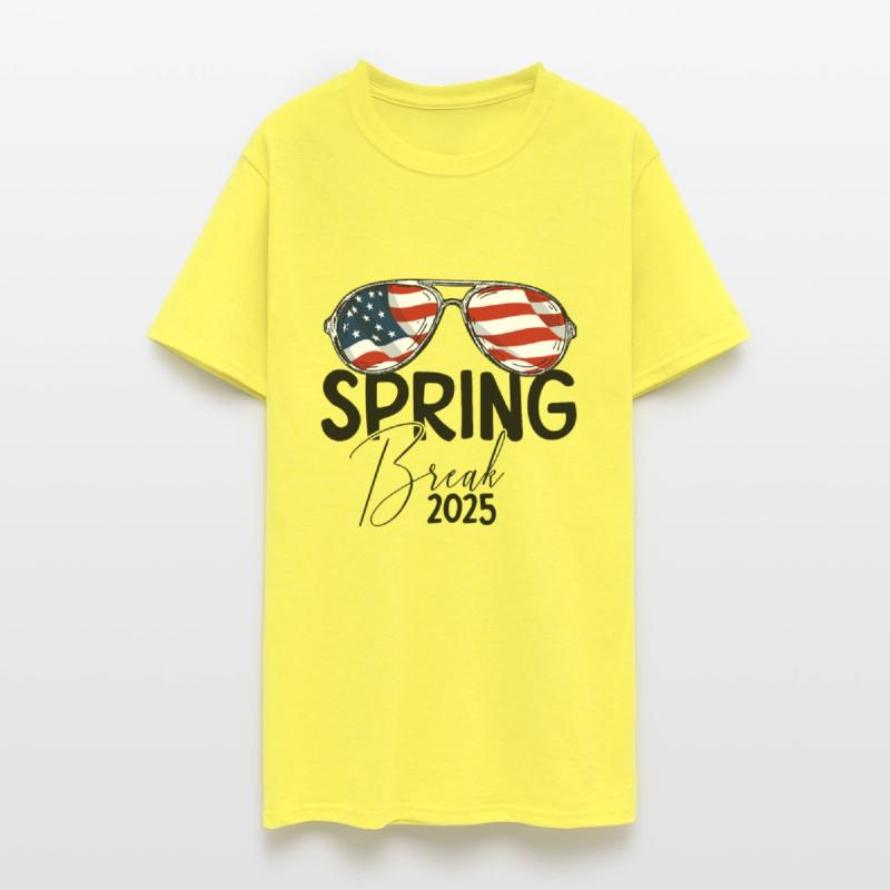 Spring Break 2025 Patriotic USA Flag Spring Break