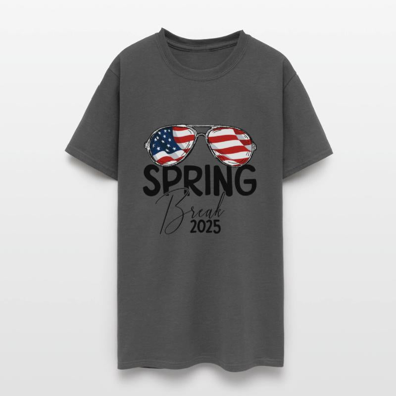 Spring Break 2025 Patriotic USA Flag Spring Break