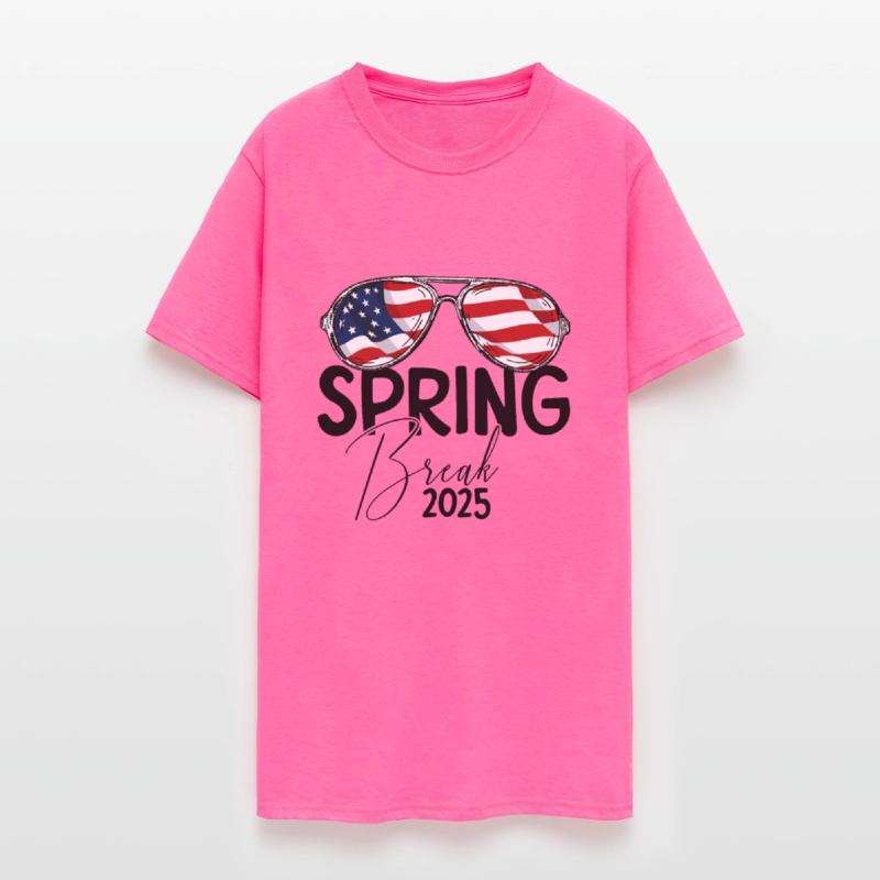 Spring Break 2025 Patriotic USA Flag Spring Break