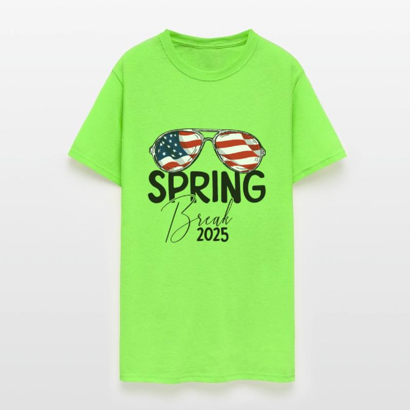 Spring Break 2025 Patriotic USA Flag Spring Break