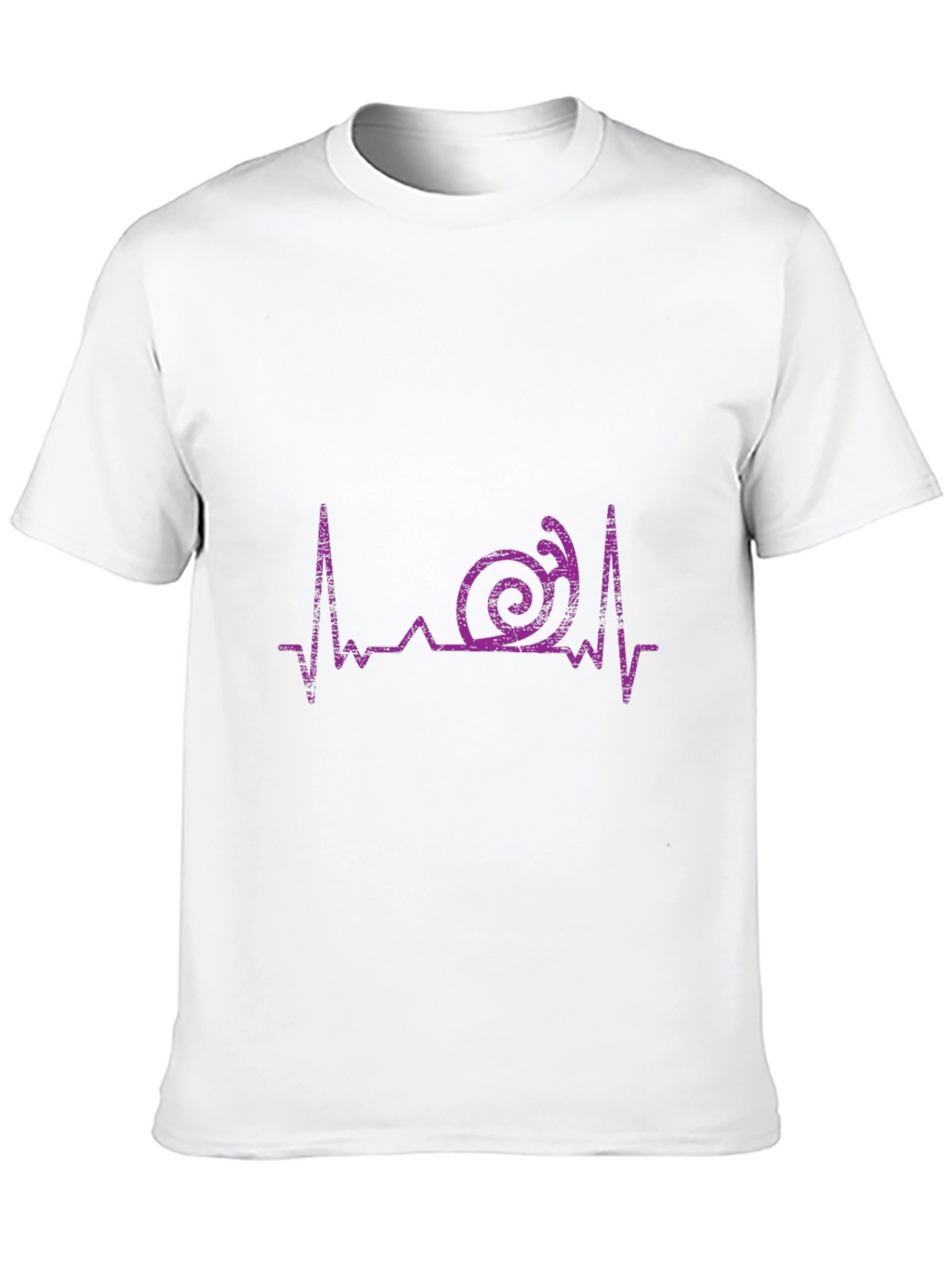 Snail Heartbeat Graphic Tee - Unique Design
