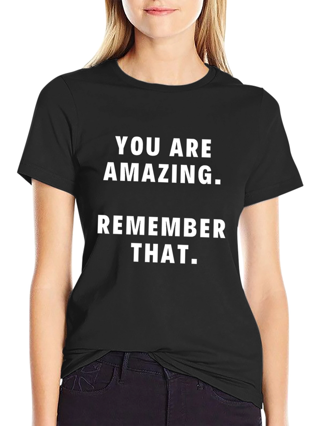 Amazing Reminder Graphic Tee - Black